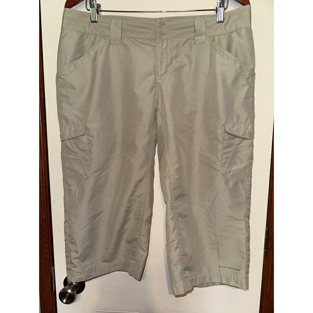 Columbia Omni-Shade Tan Capri Pants Size 10